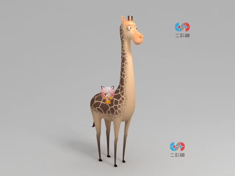 maya卡通狗狐狸大象火烈鸟长颈鹿fbx野猪C4D模型3d素材obj建模C5695