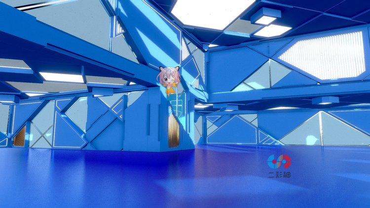 C4D展厅展台gltf画廊3D模型blender渲染fbx建模obj设计maya素材C5711