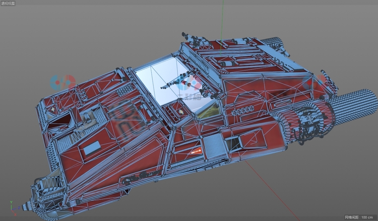 C4D阿尔法罗密欧旋转车3D模型blender渲染fbx建模obj设计maya素材C5829