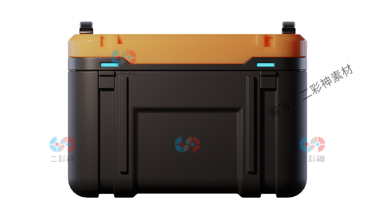 blender未来科幻机枪集装箱3D模型建模高射机枪同轴机枪武器素材C5960 